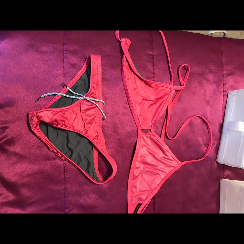 Metallic Pink Bikini